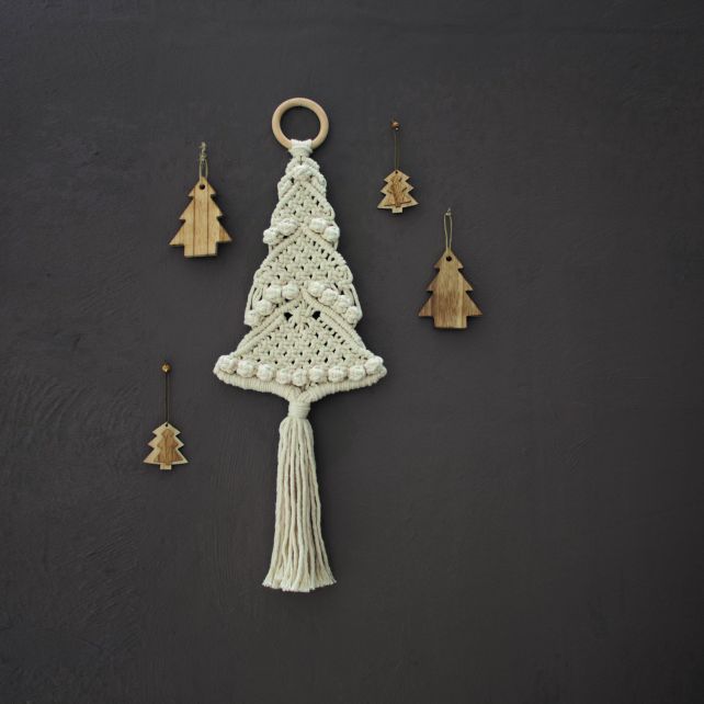 DIY Macramé Pakket Kerstboom