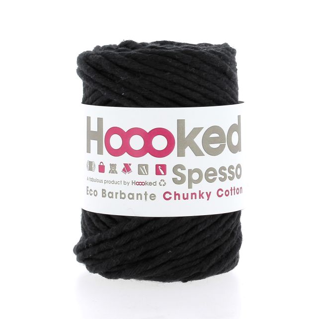 Spesso Chunky Cotton Noir 200g.