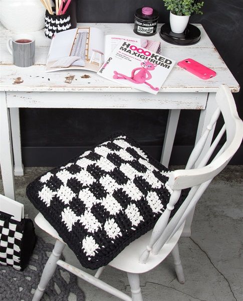 DIY Patrón De Ganchillo Para Hacer Por Uno Mismo Gráfico Cojín