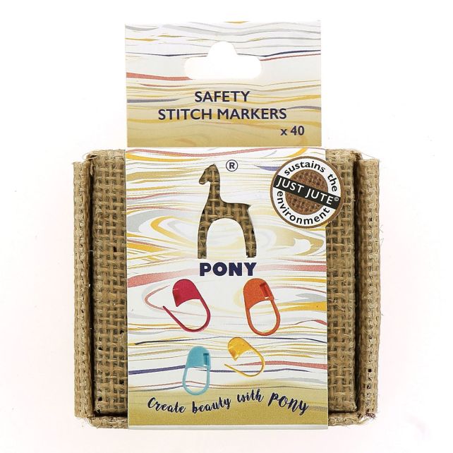 Pony safety stitch markers