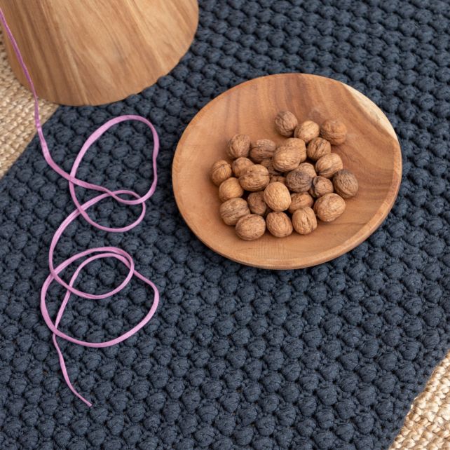 DIY Patrón Gratis de Ganchillo Tapete de Punto Bodoque Carbone