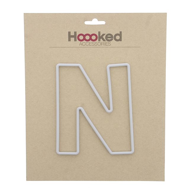 Recycled 15cm letter N