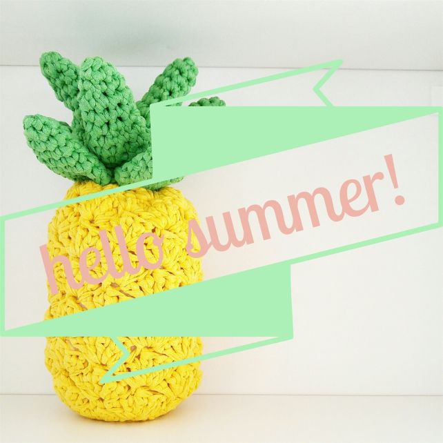 DIY Free Crochet pattern Funky Pineapple