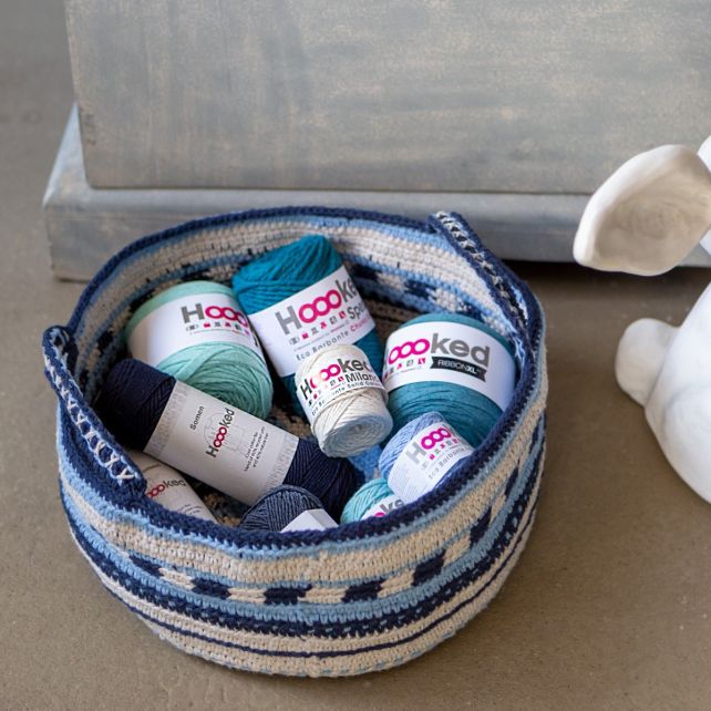 DIY Crochet Kit Mochila Basket Montreal Biscuit