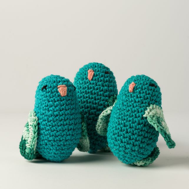 DIY Crochet Pattern Love bird Rico