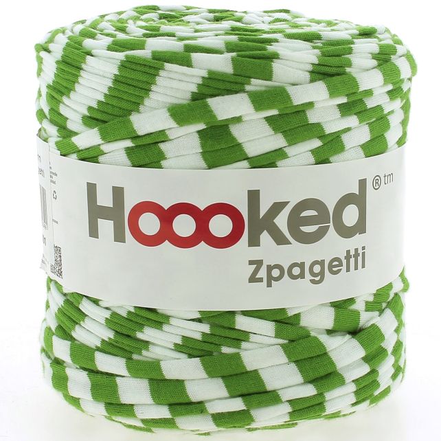 Zpagetti Cotton Yarn Lettuce Stripes