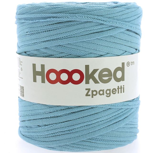 Zpagetti Cotton Yarn Light Blue Polo