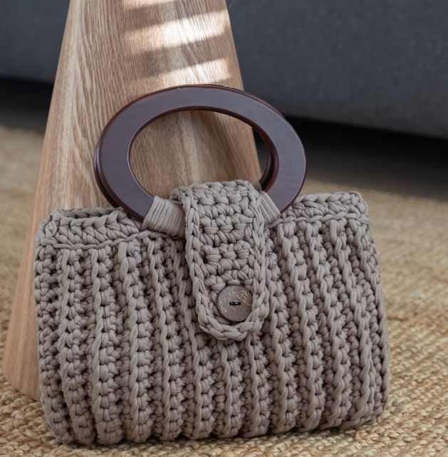 DIY Häkelmuster Zpagetti Tasche Vienna