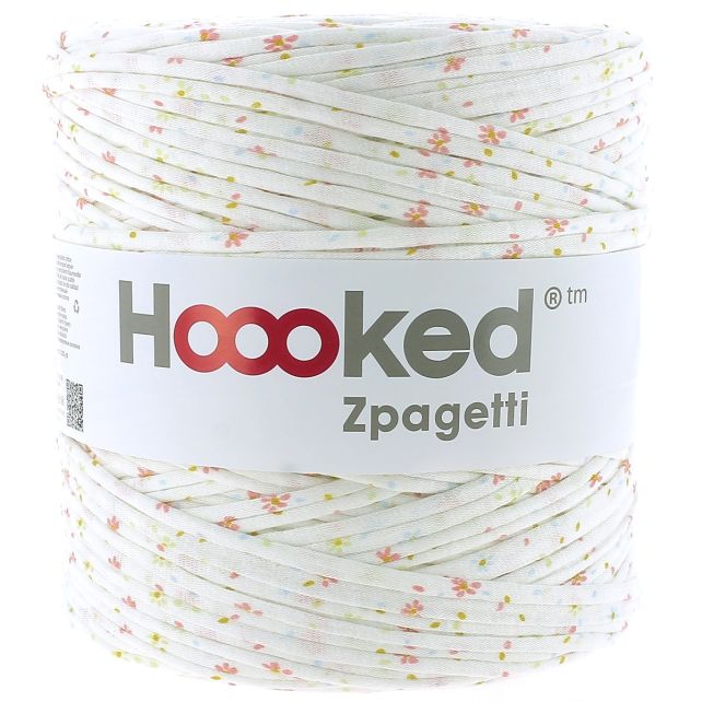 Zpagetti Cotton Yarn Pink Flowers