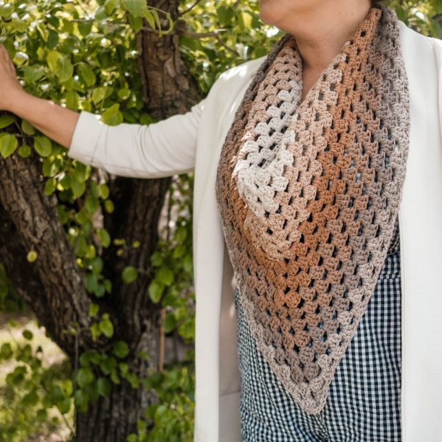 DIY Crochet Kit Groove Cowl