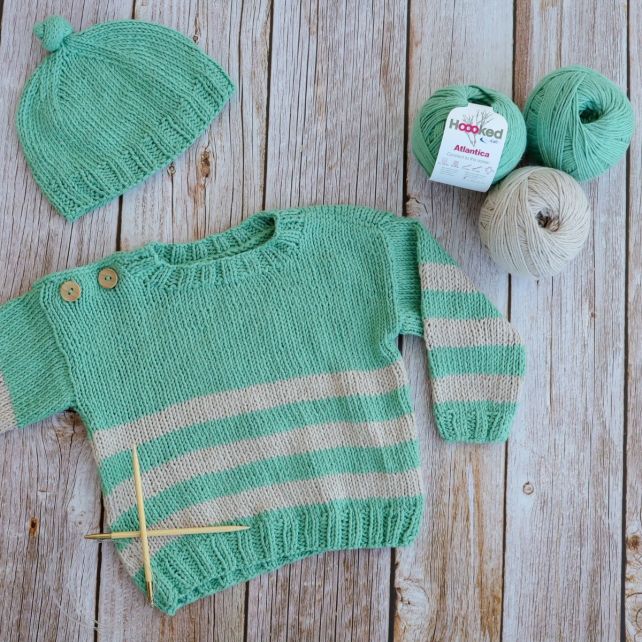 DIY Breipatroon Baby Truitje Cali 