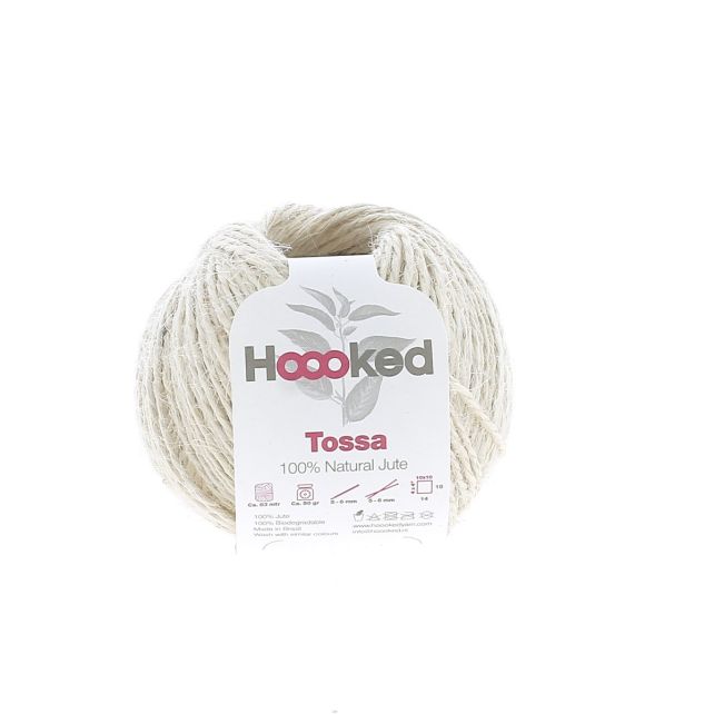 Tossa - 100 % Natürliche Jute Vanilla Cream 50g