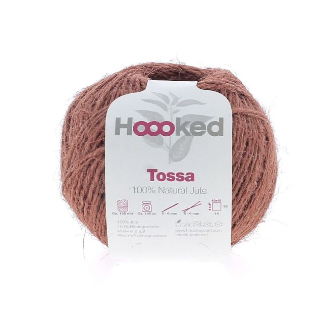 Tossa - 100 % Natural Jute Antique Brick 100g