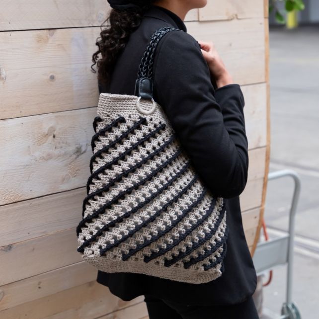 DIY Kit de Crochet Bolso de Kuala Lumpur Taupe