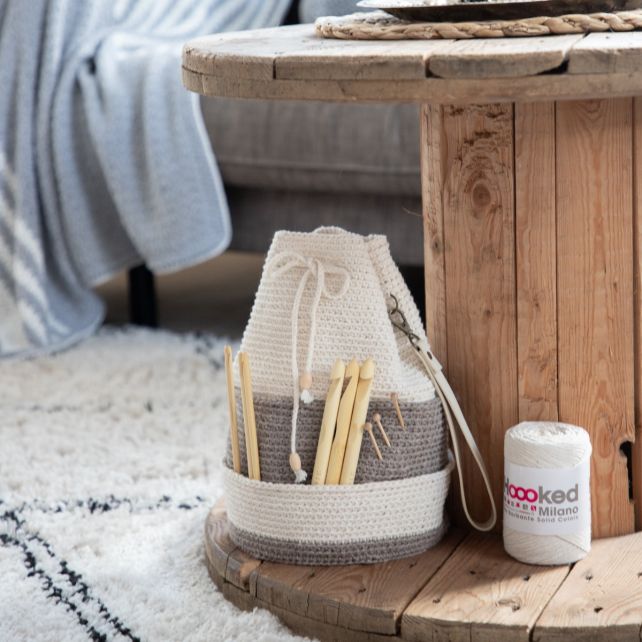 DIY Häkelanleitung Projekttasche Jönköping