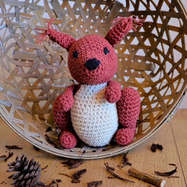 DIY Kit Amigurumi Squirrel Suzy