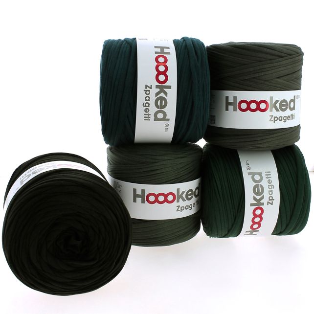 Zpagetti Hoooked Promo Dark Green Shades