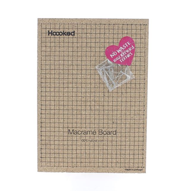 Set Natural Cork Macramé Board With Pins