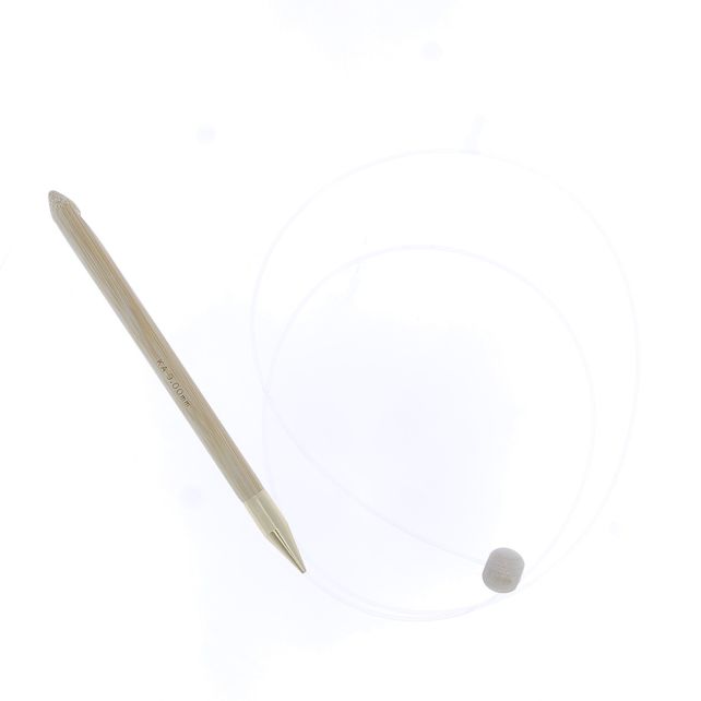 Crochet Afghan Shirotake 9 mm avec cordon souple 80 cm