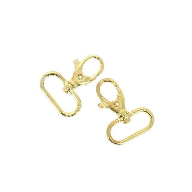 Set of 2 Musketon hooks – Shiny Gold