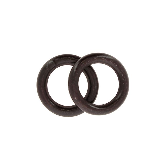 Wooden Ring Brown 56mm-10mm set of 2
