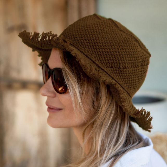 DIY Crochet Kit Summer Hat Bon Echo Autunno