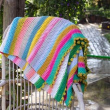 DIY Crochet pattern Blanket La Boca