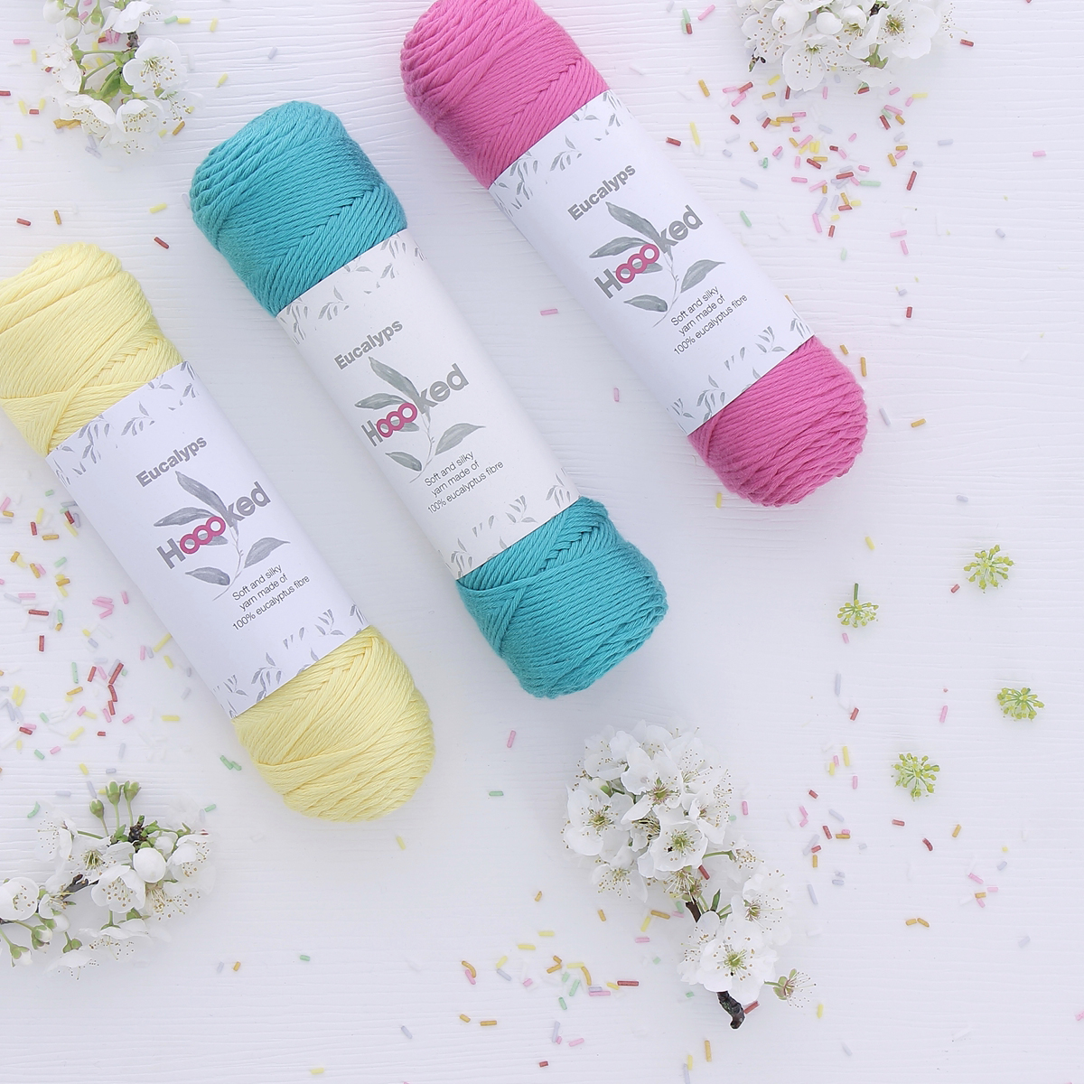 Vegan Yarn Set Eucalyps Jungle Splash