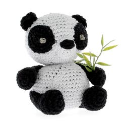 DIY Crochet Kit Panda Yin Eco Barbante