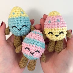 DIY Crochet Kit Happy Hoppy Easter Eggs