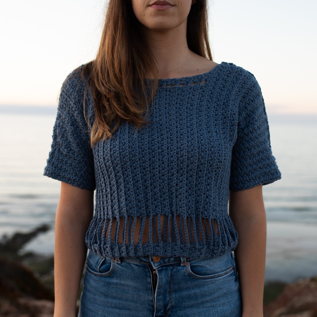 DIY Crochet Pattern Grand Bend Box Tee Hoooked