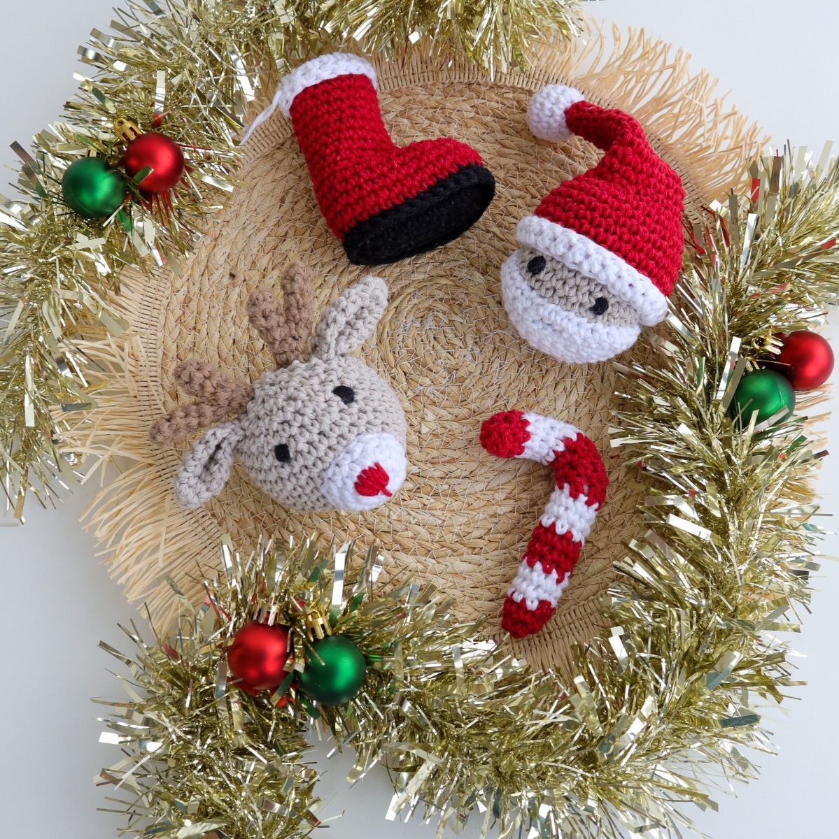 Crochet shop christmas decor