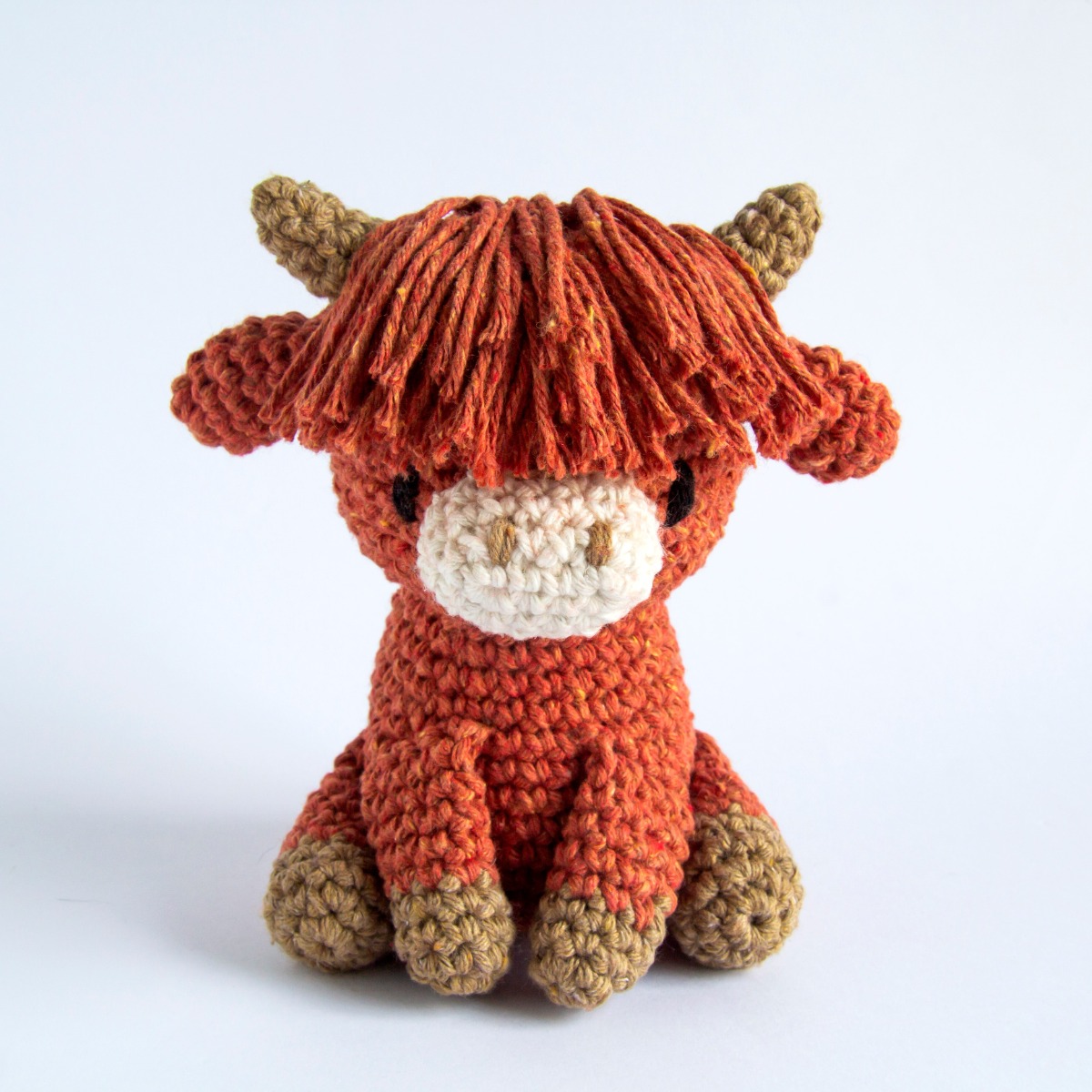 Cow Crochet Kit & Pattern, Beginner Crochet Kit