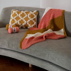 DIY Knitting Pattern Lap Blanket Siurana