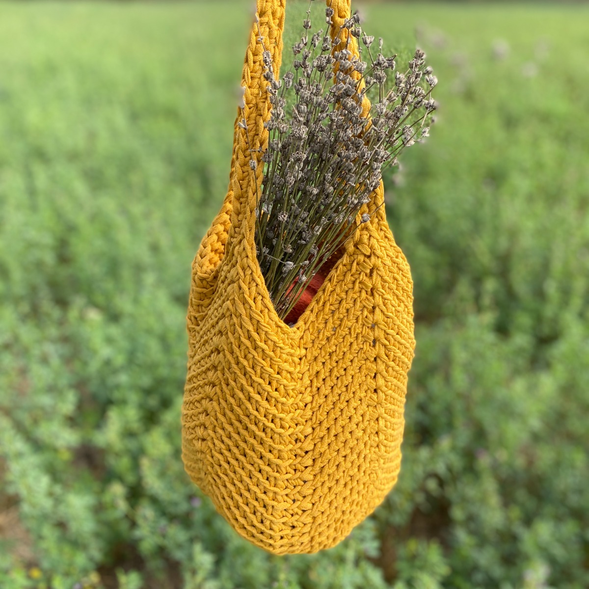 DIY Crochet Kit Tote Bag Toscana Ocre Hoooked