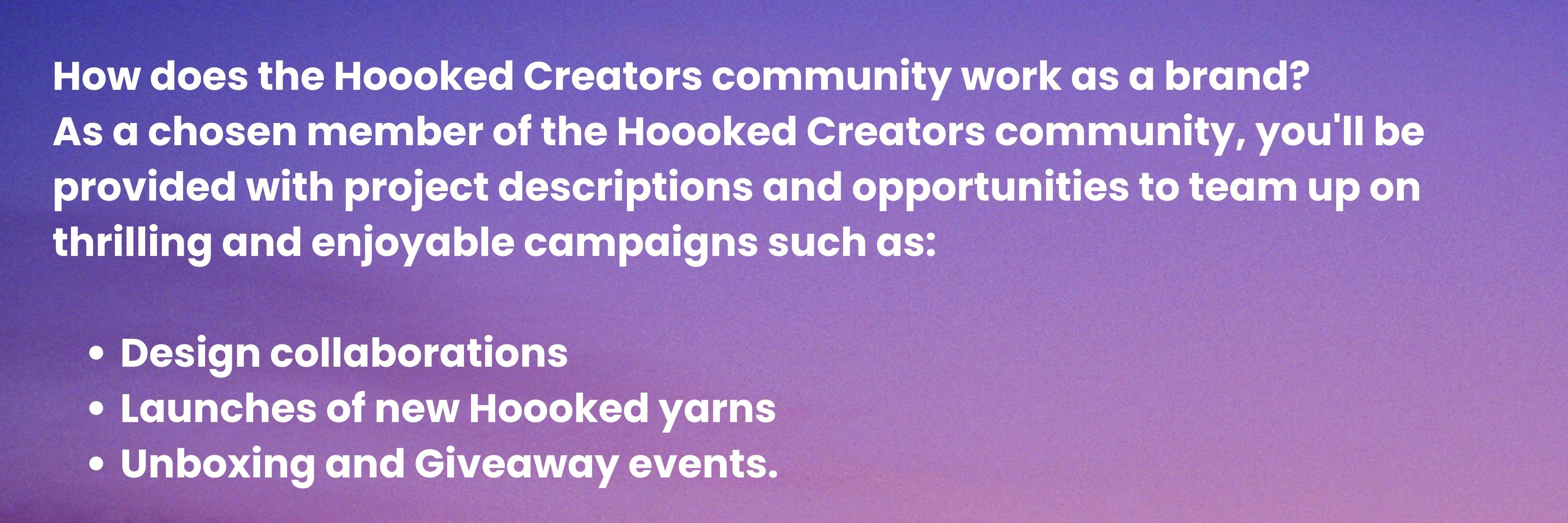 Hoooked Creators Community