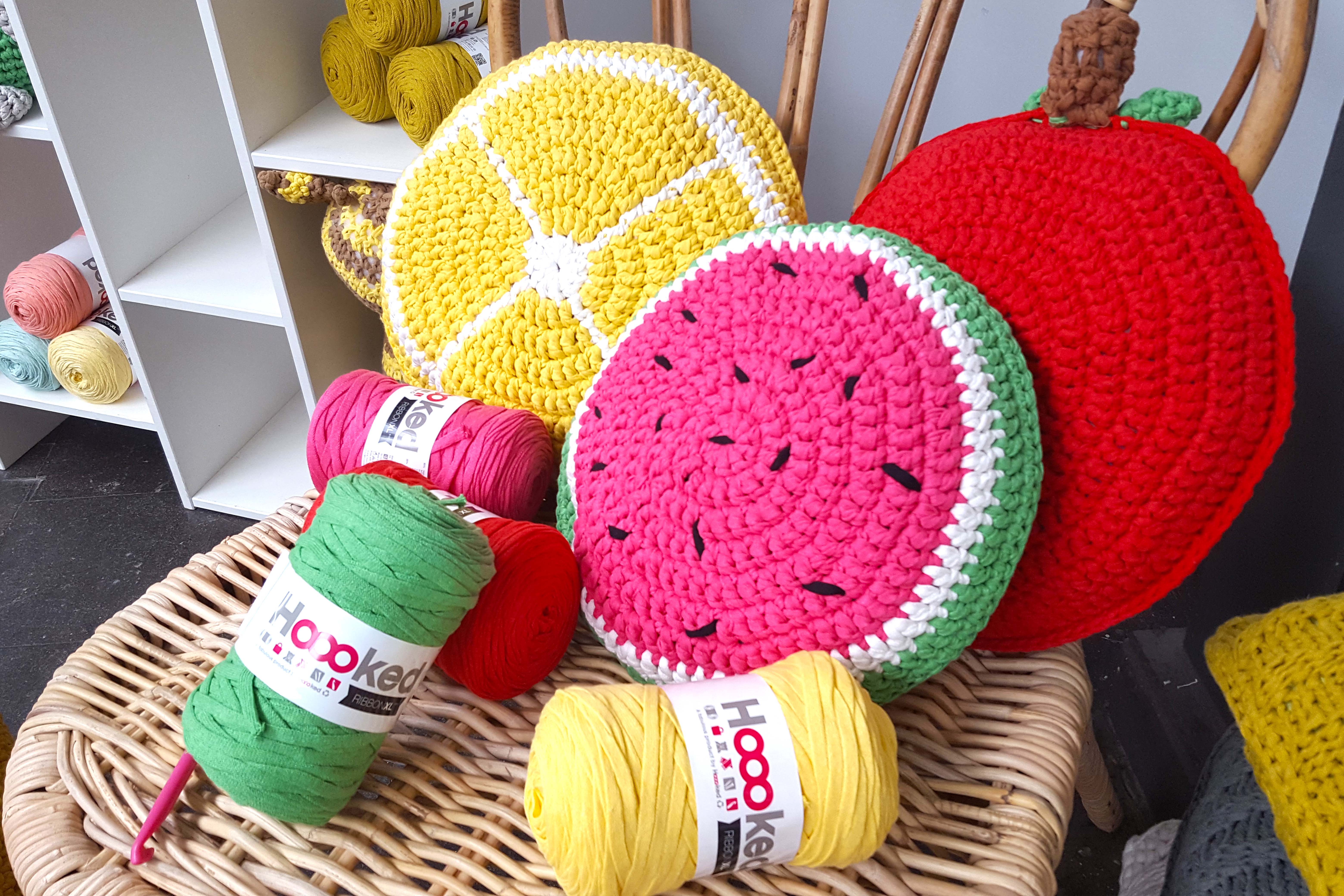 Fruity Cushions made with RibbonXL