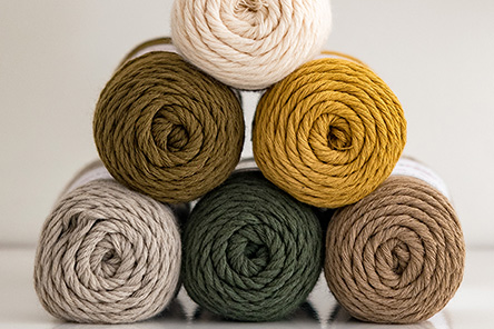 Hoooked Recycled DK Cotton is a sustainable and budget-friendly recycled  cotton yarn.