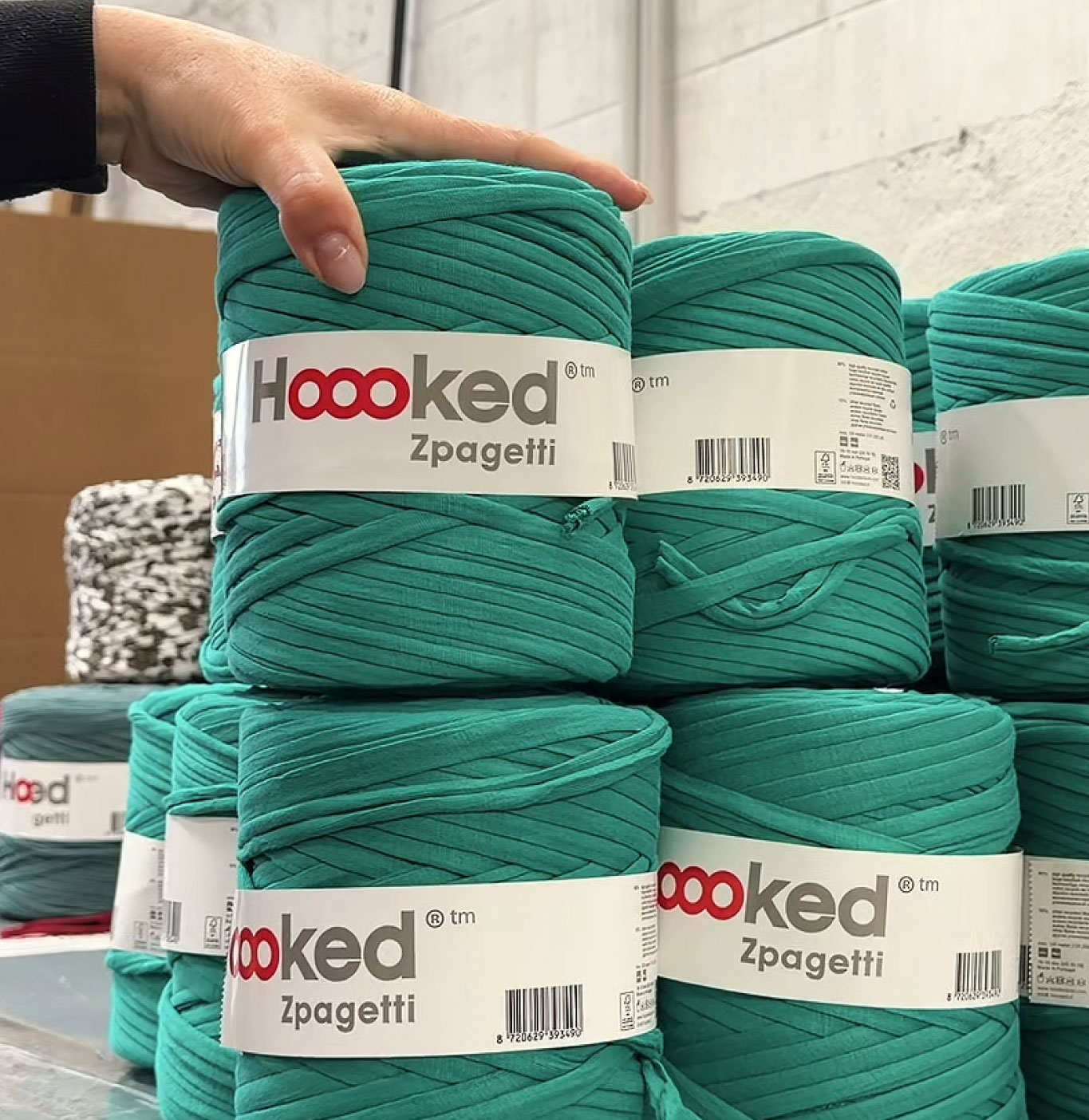 Recycled cotton yarn Zpagetti