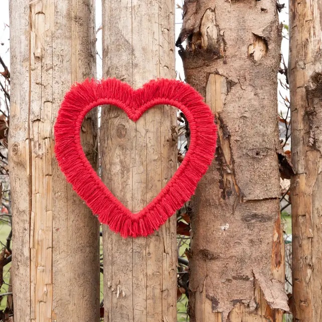 DIY Macrame Kit Wand Hanging Heart & Love